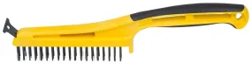 Hyde 46806 Wire Stripping Brush with Scraper, 5-1/4 in L x 1/2 in W Brush, Carbon Steel Trim :EA: QUANTITY: 1