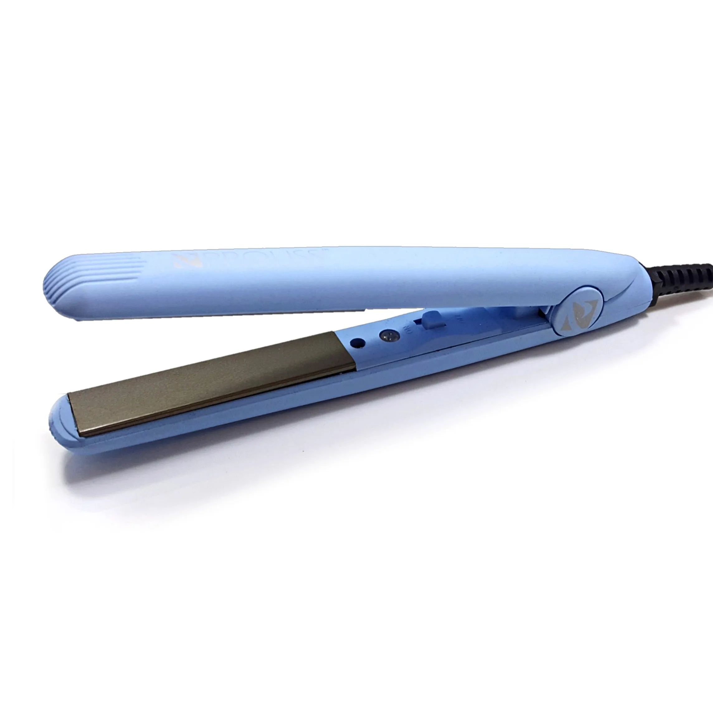 Ice Blue 0.5" Mini w/Soft Touch | Flat Iron