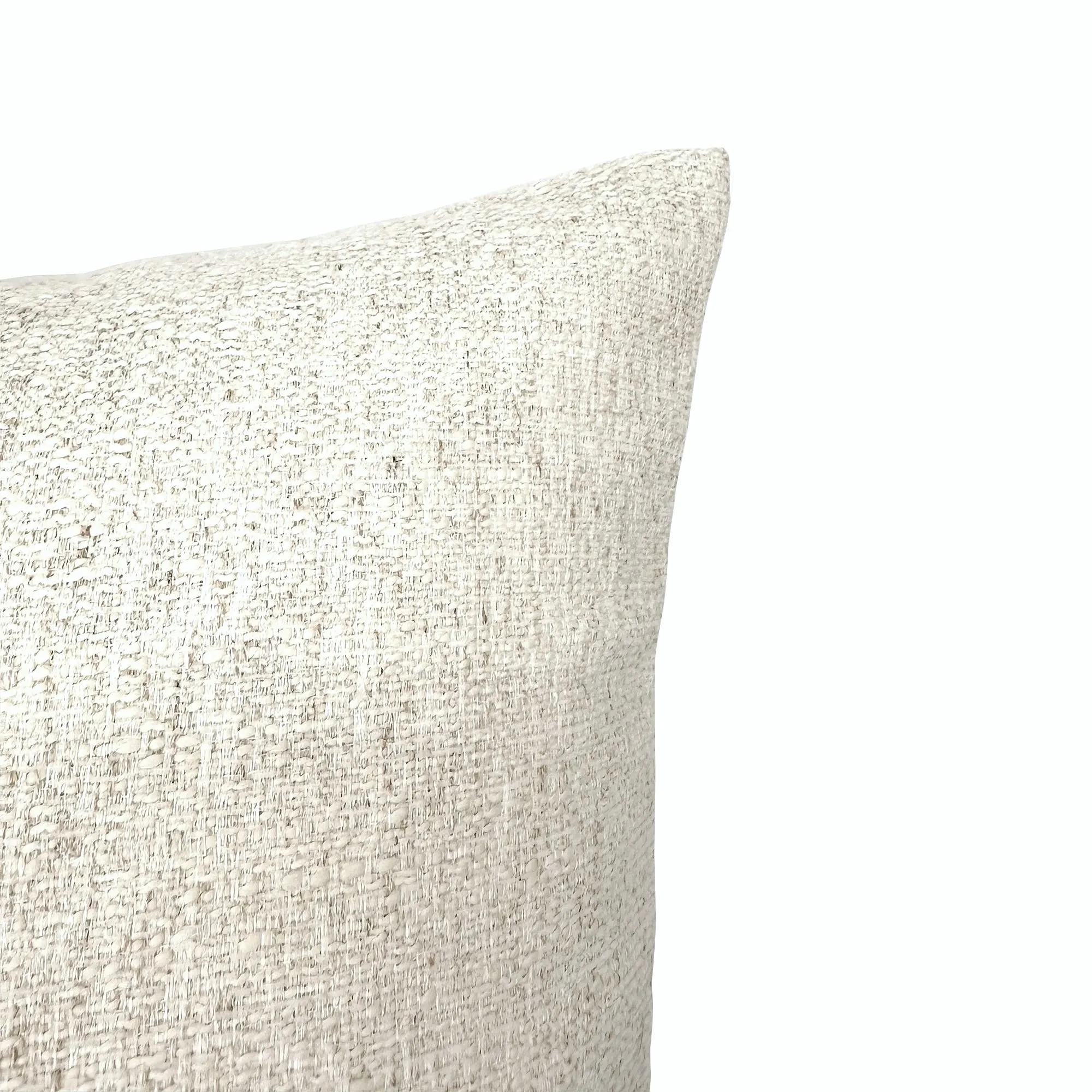 Ivory Bohemian Throw Pillow Cover 22x22