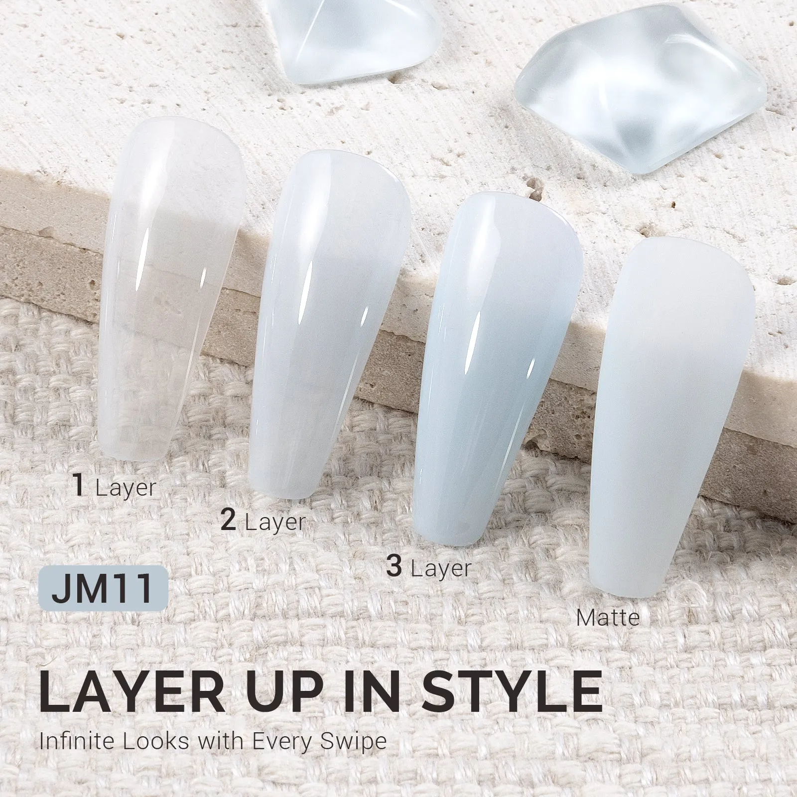 Jeweliver Jelly Gel Polish 15ml - Blue Aquamarine - JM11