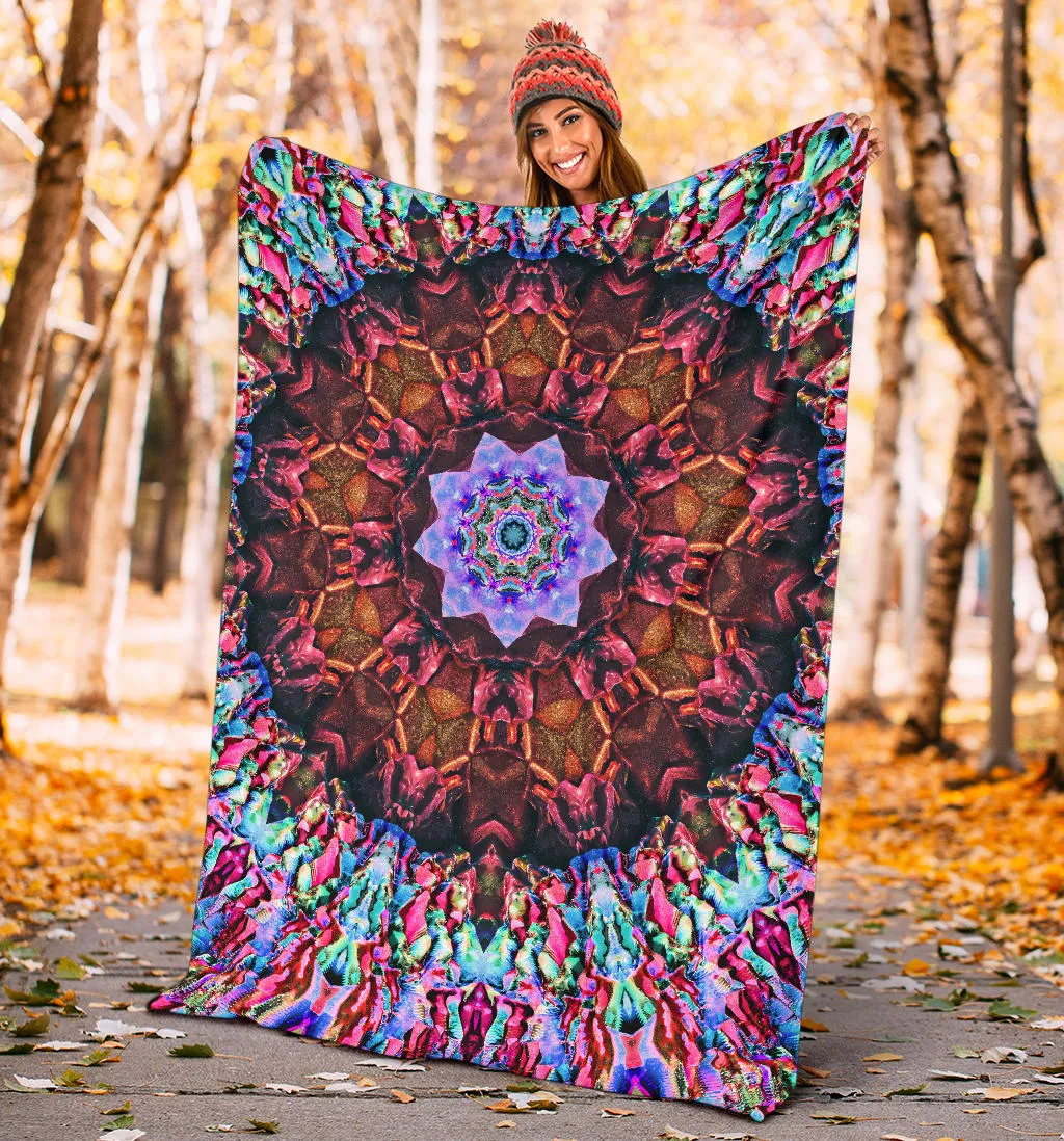 Kaleidos IX | Microfleece Blanket | Makroverset