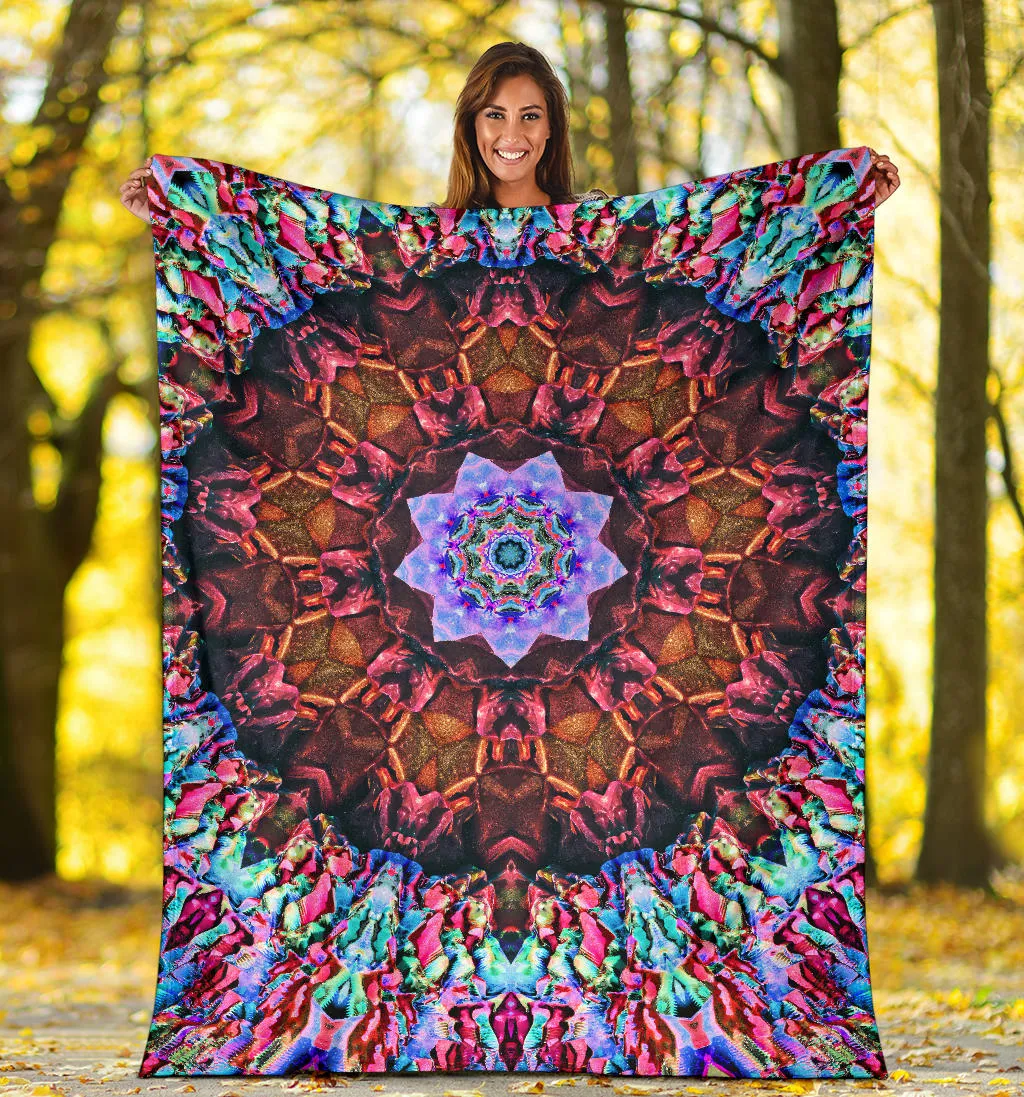 Kaleidos IX | Microfleece Blanket | Makroverset