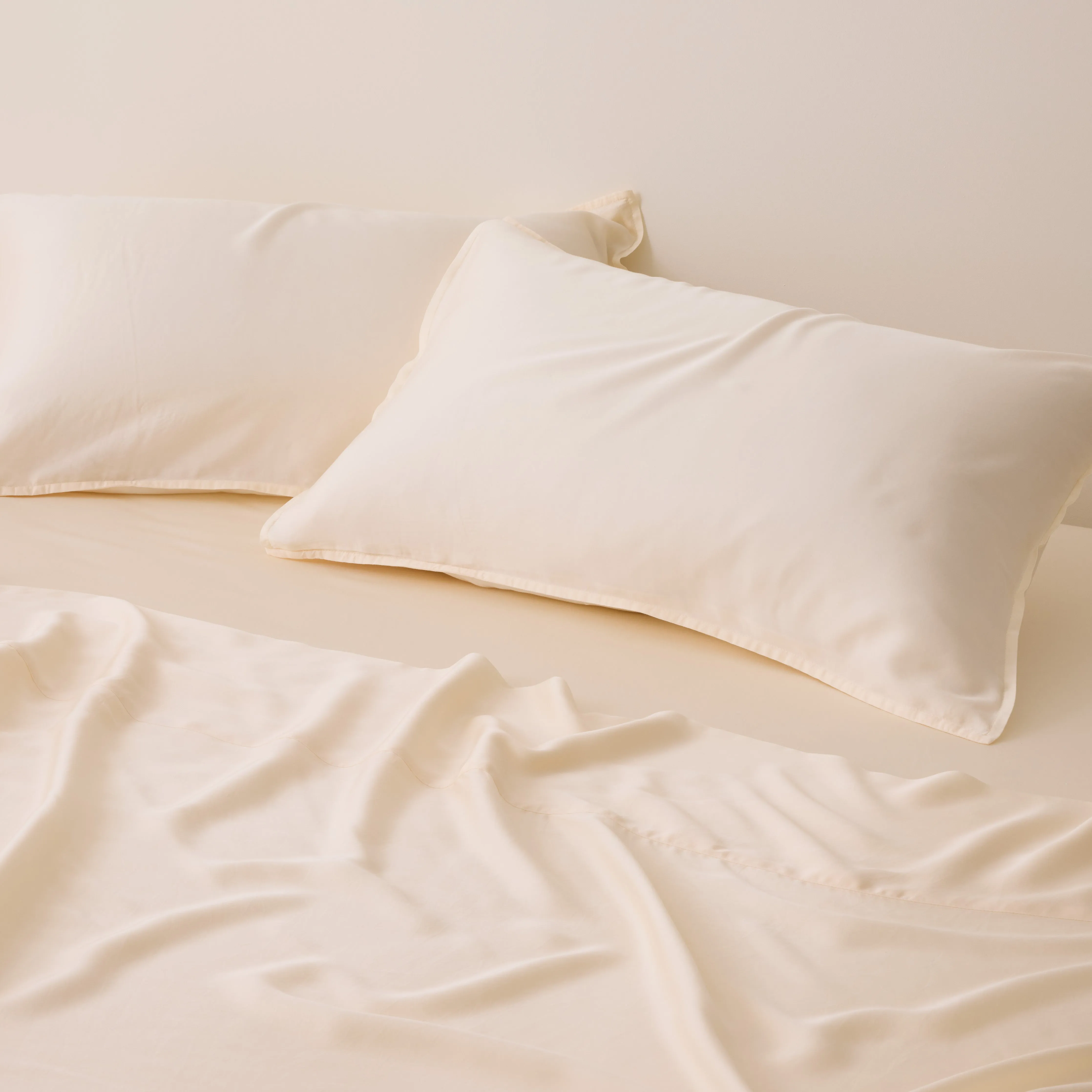 Kane Bamboo - Warm White Kids Flat Sheet