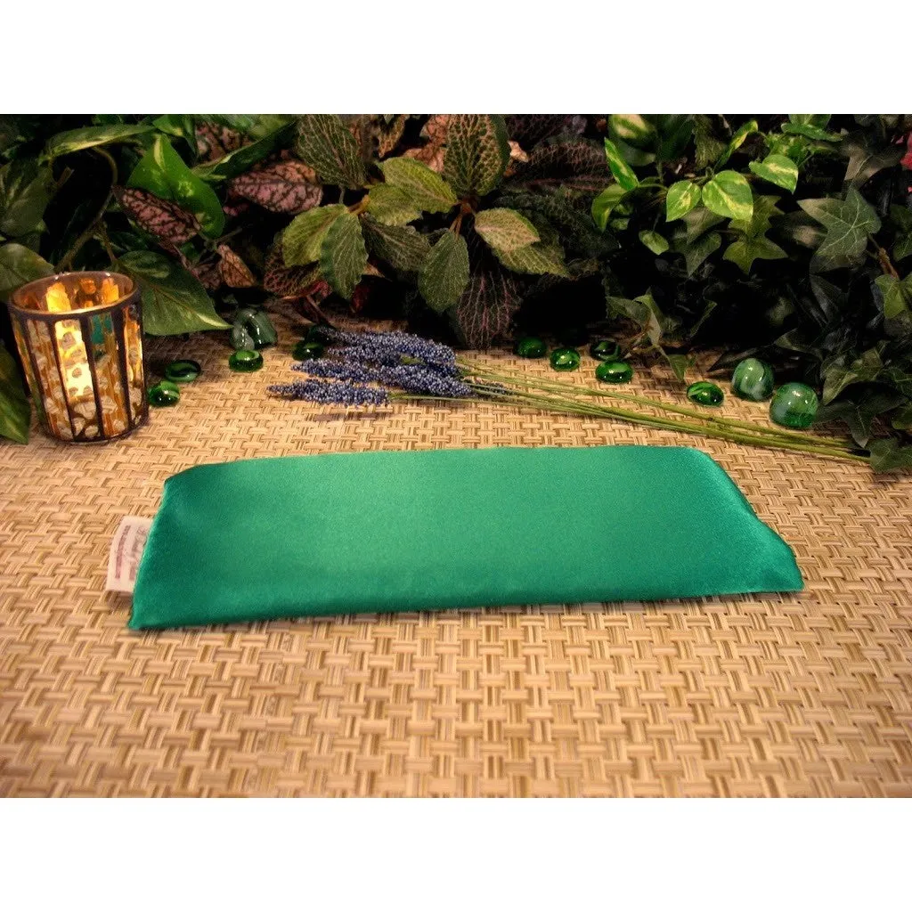 Kelly Green Eye Pillow. Headache Pain Relief. Anxiety, Stress Reliever.