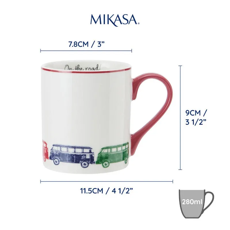 KitchenCraft Mikasa Can Mug Camper Van 280ml