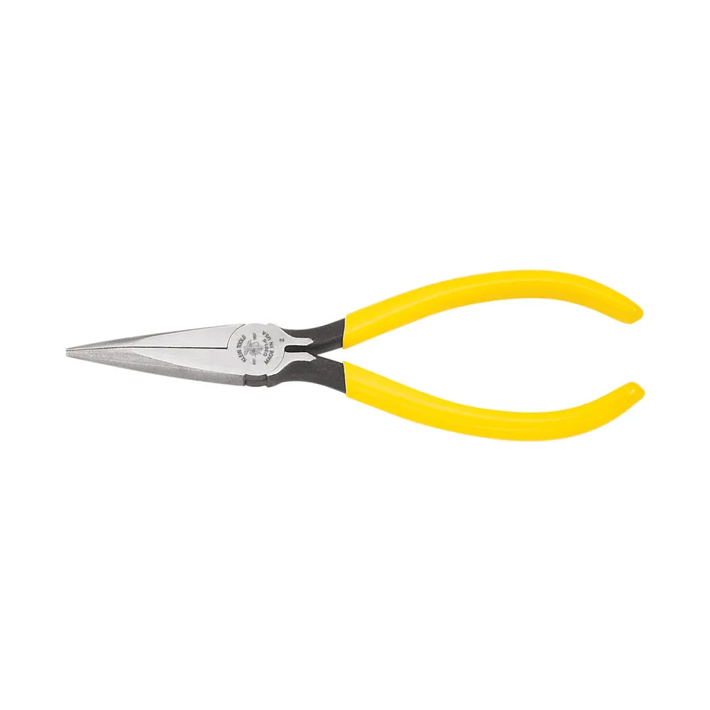 Klein 6" Stnrd Long Nose Pliers with Spring (94-D301-6C)