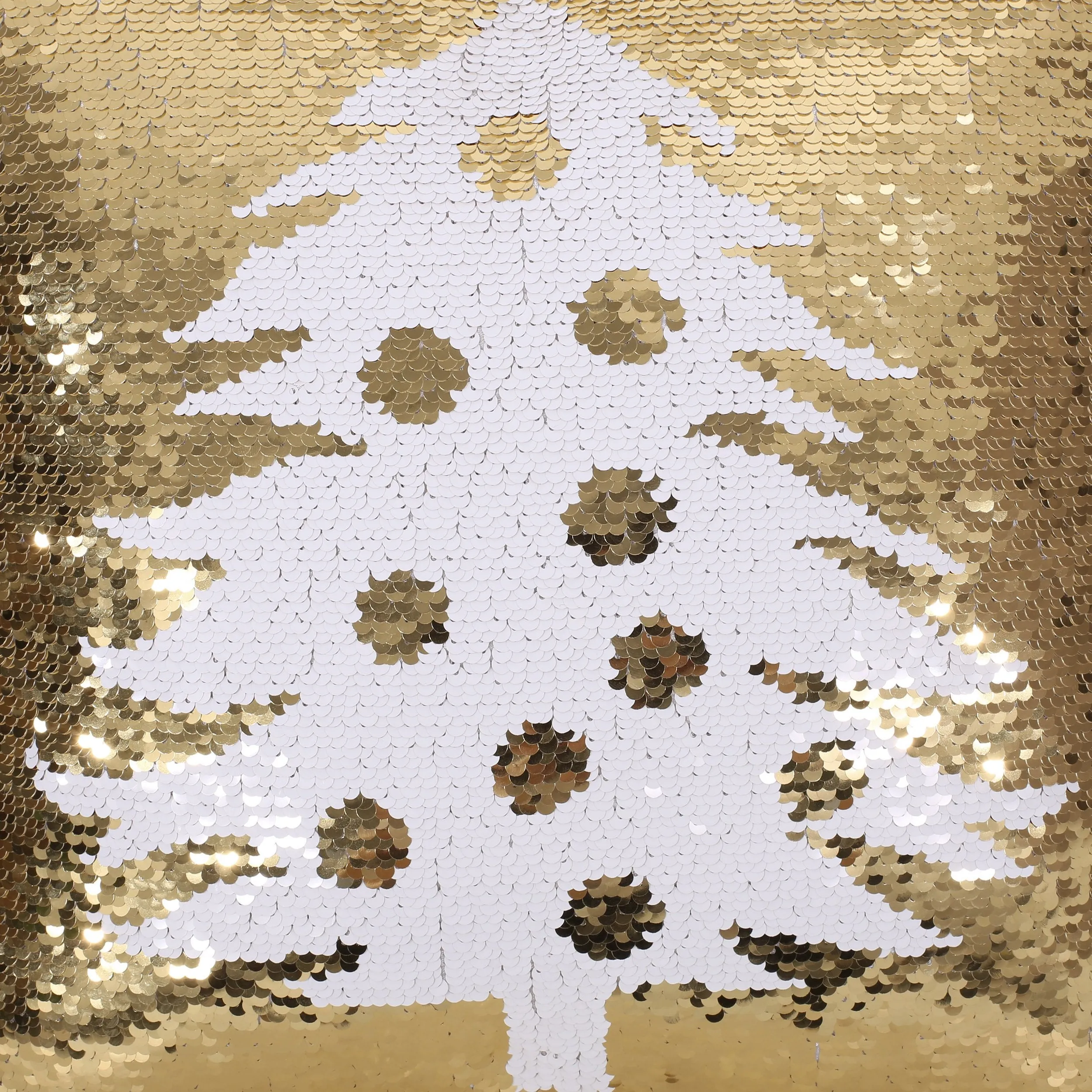 Krosp Glam Sequin Christmas Throw Pillow Cover