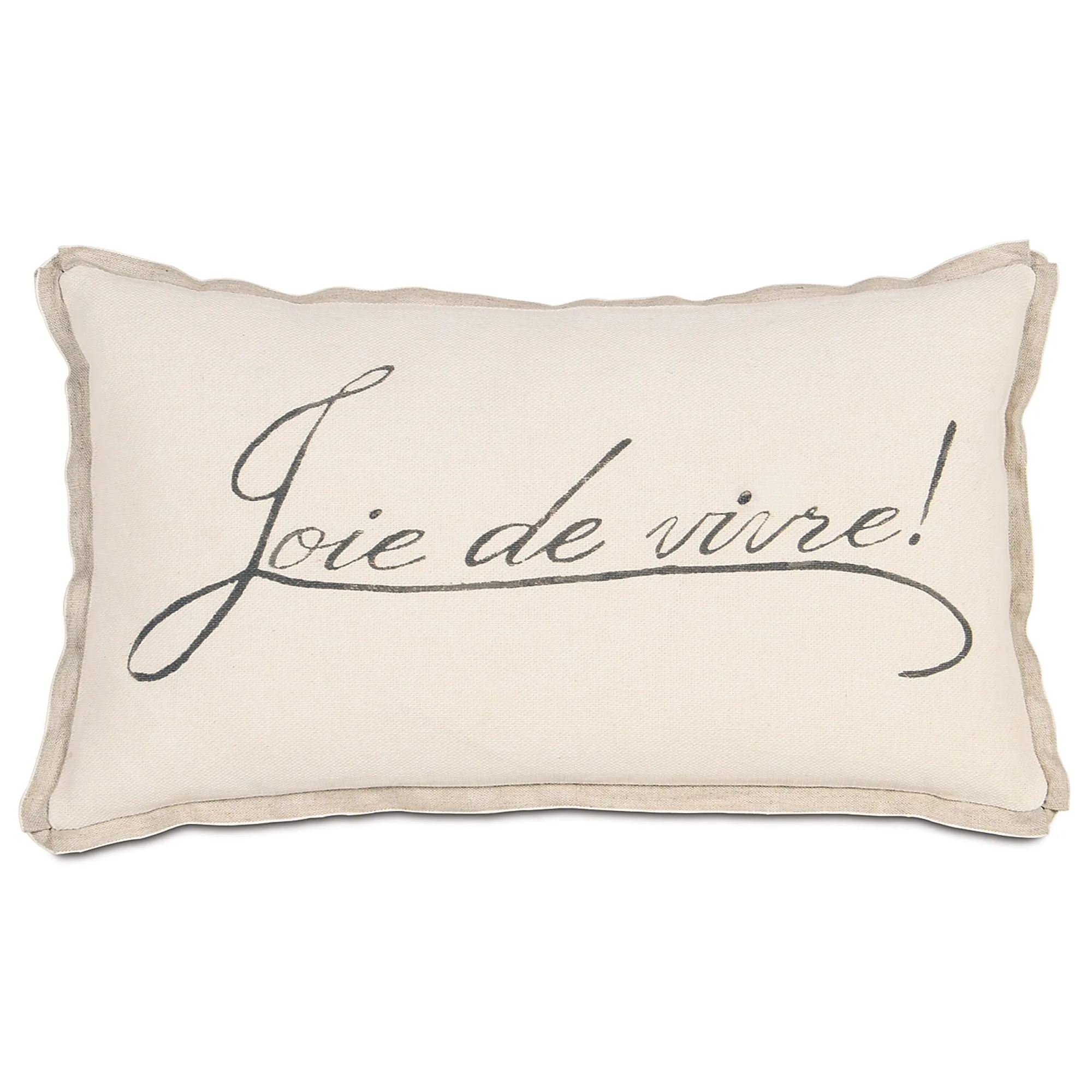 La Maison Block-Printed Lumbar Pillow Cover 13x22