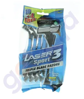 LASER SPORT3 10 4 TRIPLE PACK REGULAR