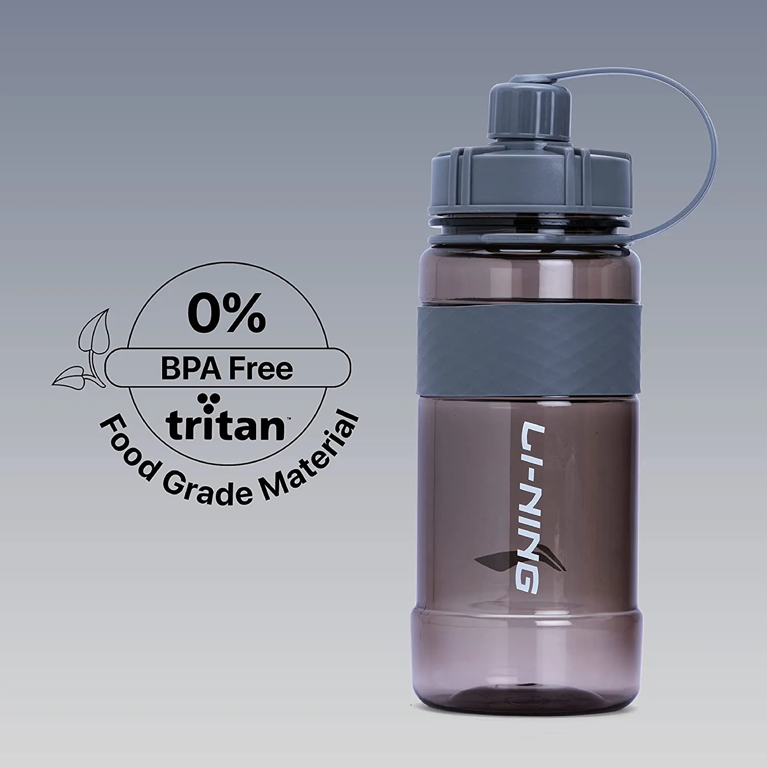 Li-Ning AQTR Tritan Water Bottle - 1000ml , Grey