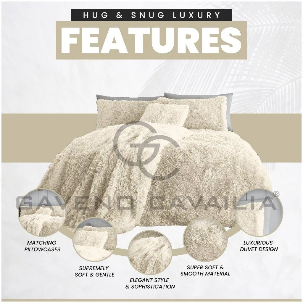 Luxury Hug & Snug Duvet Cover Set Cream