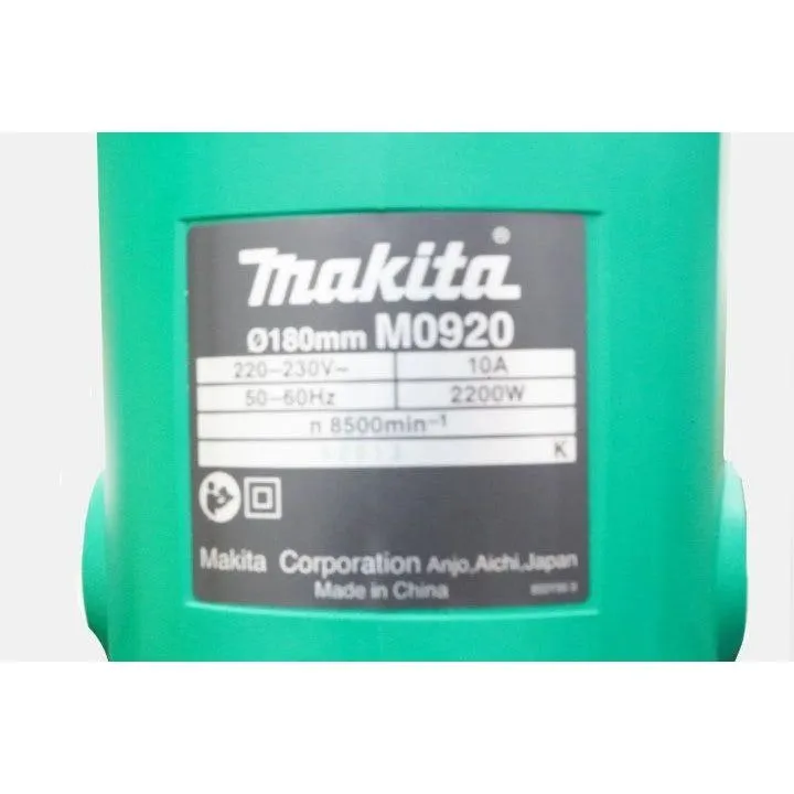 Makita MT M0920M Angle Grinder 7" 2,200W