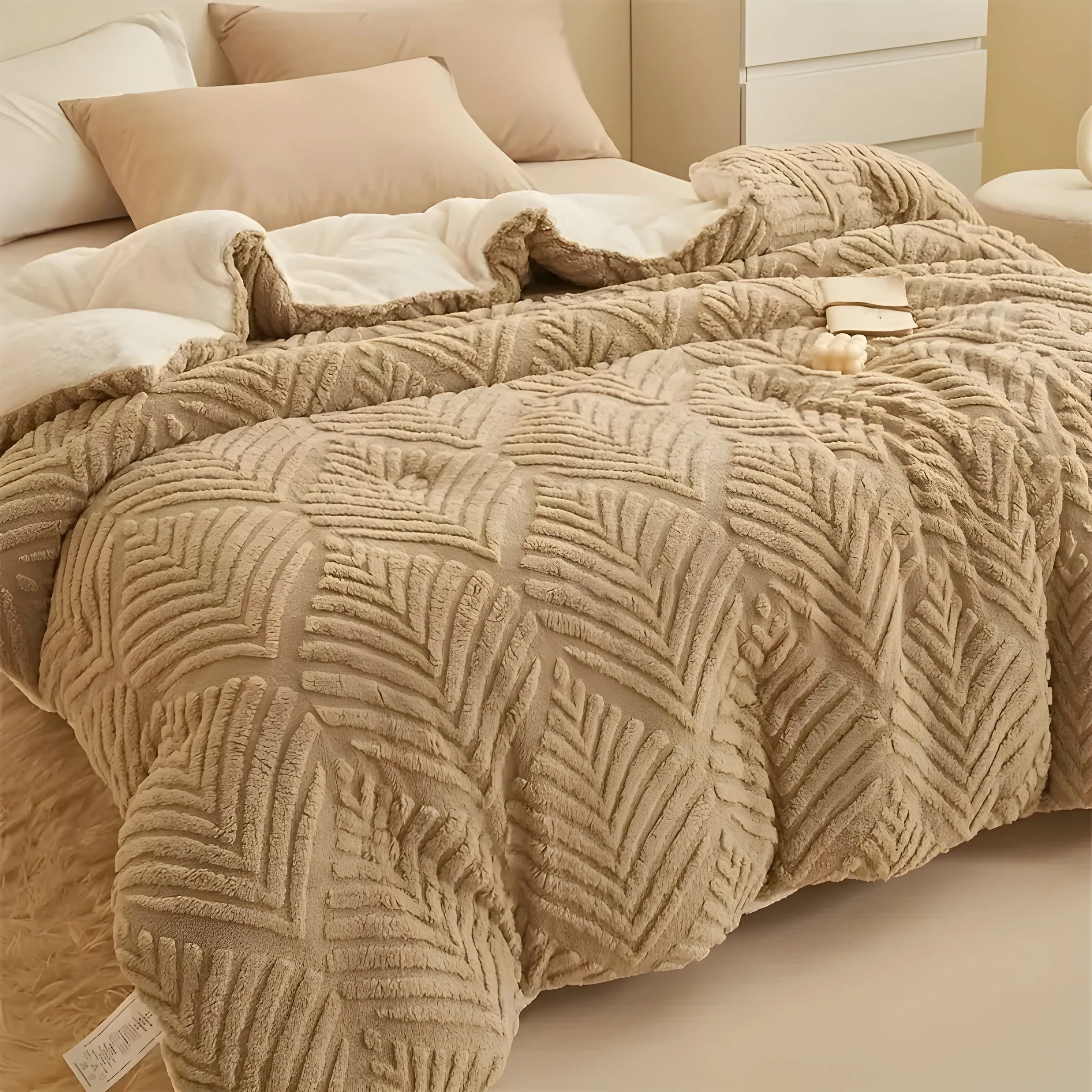 MapleWarm Blanket - Kuschelige Taft Ahornblatt Winterdecke