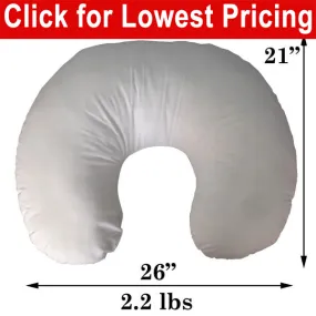 Maternity, Baby & Nursing Pillow insert - Even Sides