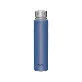 Milton Elfin 750 Thermosteel 24 Hours Hot and Cold Water Bottle, 750 ml, Blue