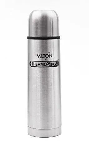 Milton Thermosteel Flip Lid Flask, 1 Litre, Silver