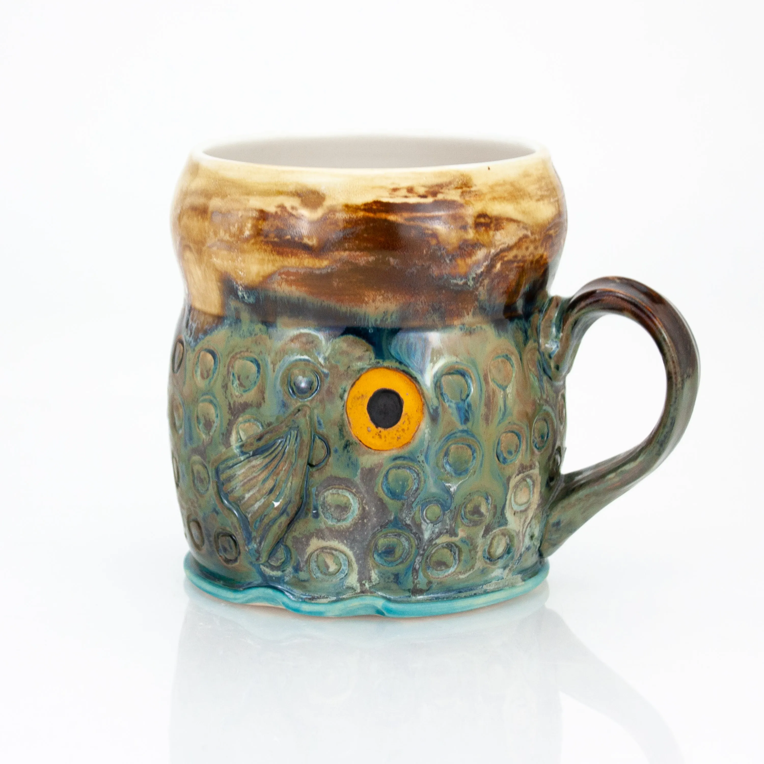 Mug 16 oz - Ocean Sunset Fish Mug