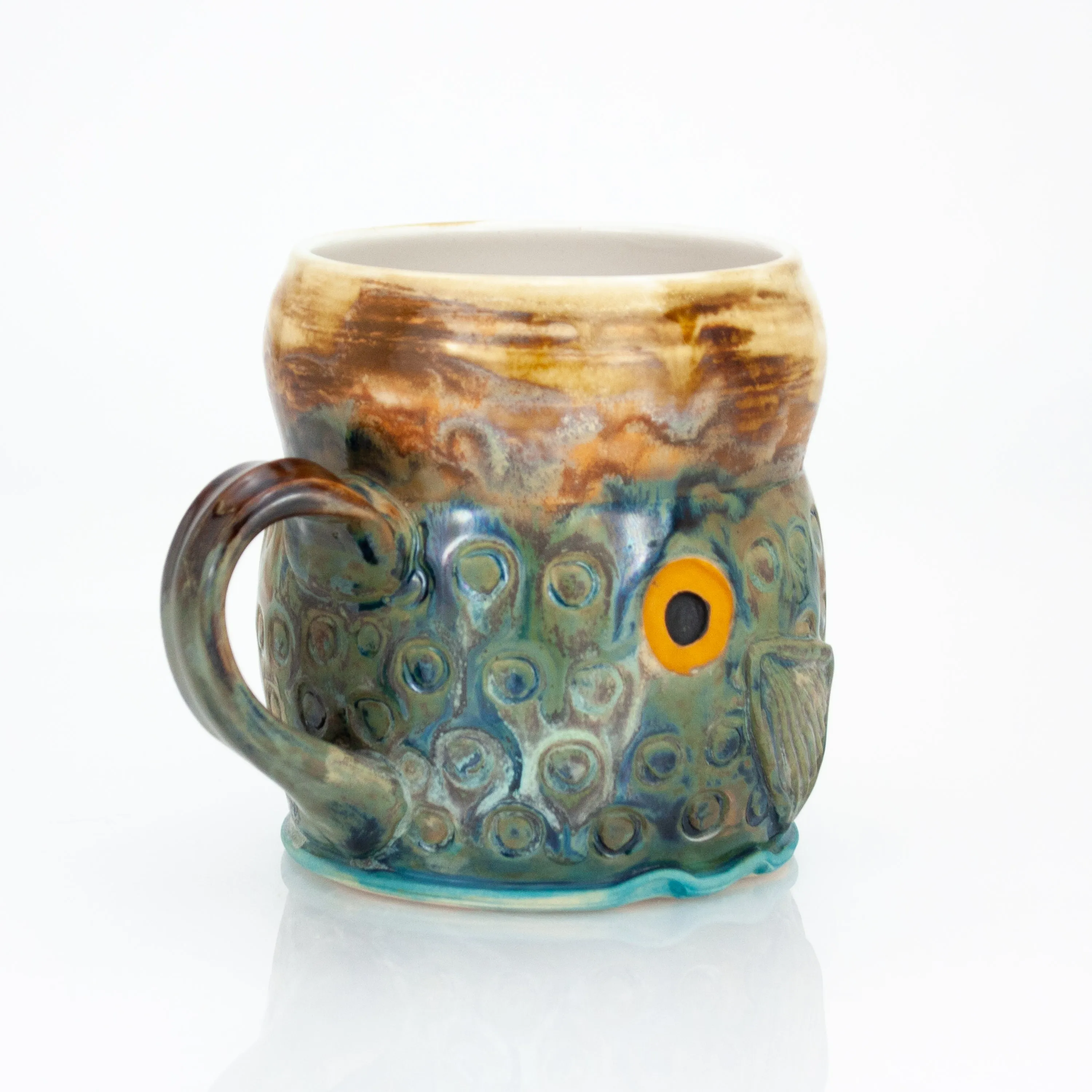 Mug 16 oz - Ocean Sunset Fish Mug