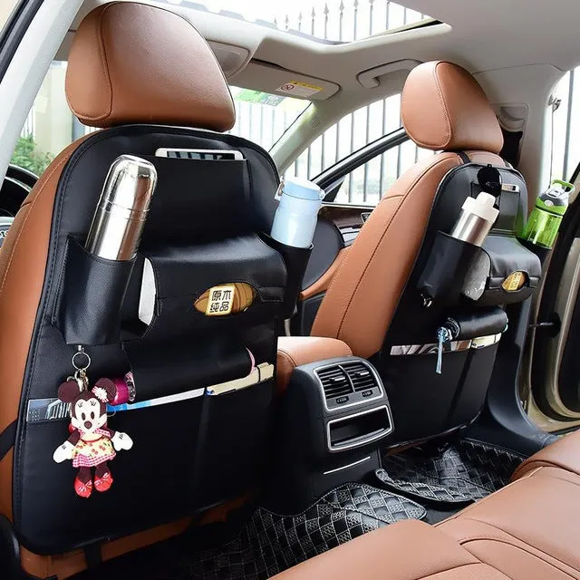 Multi Purpose Car Seat Back Organizer - Turn the Back of your Seats into Functional Space!