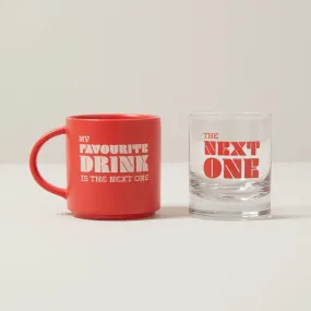 My Favourite Drink Mug and Lowball Set