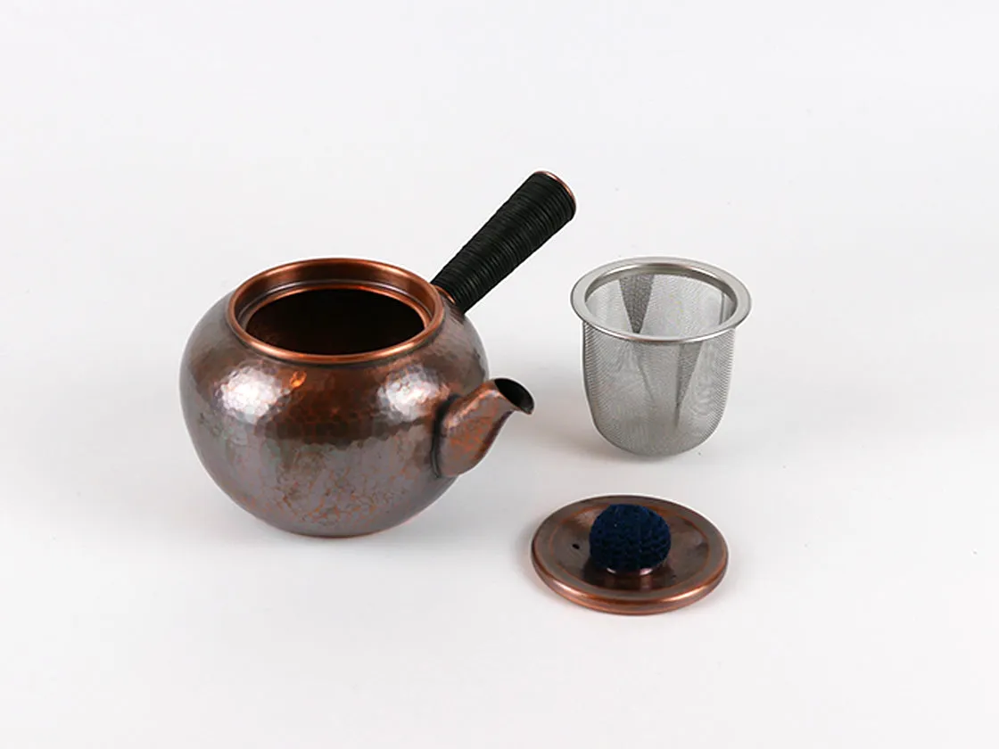 Nagasawa Copper tea pot - Circle hammer pattern