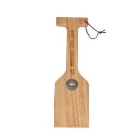 New York Rangers - Hardwood BBQ Grill Scraper with Bottle Opener