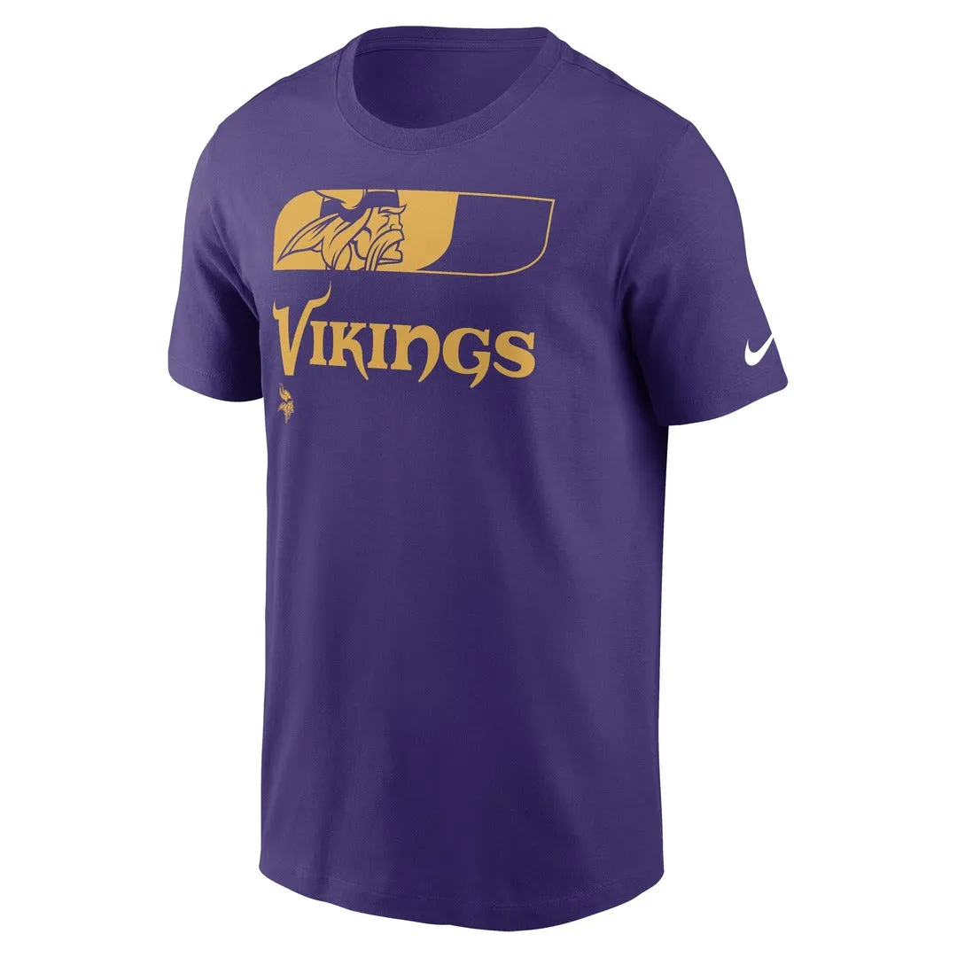 Nike Men's NFL Minnesota Vikings Cotton Logo T-Shirt