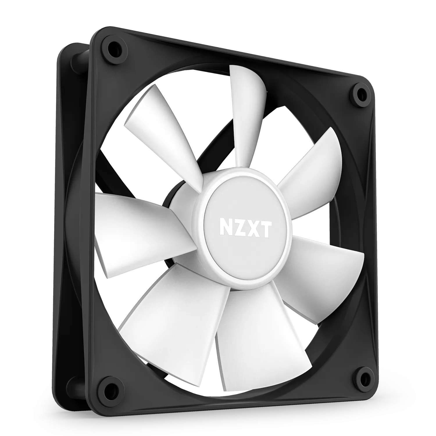 NZXT F120RGB CORE - 120MM HUB-MOUNTED RGB FAN - SINGLE PACK (BLACK)-RF-C12SF-B1