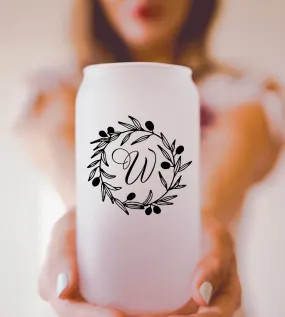 Olive Wreath Can Cup