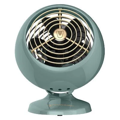 Open Box - Vornado VFAN Mini Classic Personal Vintage Air Circulator Fan Green