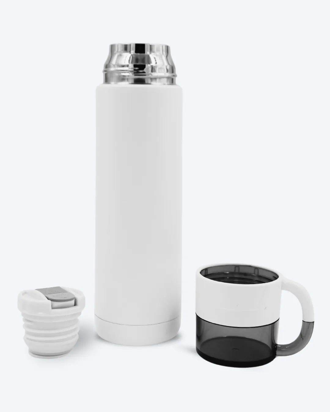 Personalised Thermosteel Cup Bottle White