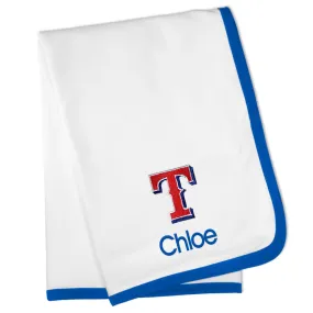 Personalized Texas Rangers Blanket