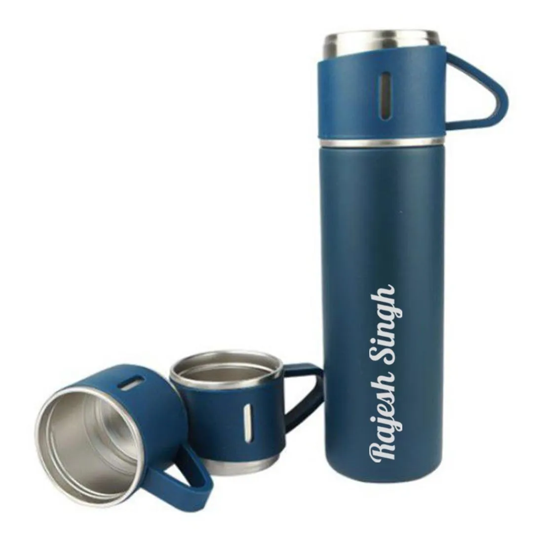 Personalized Thermos Cup For Tea Flask Gift Box Set Stainless Steel Flask - Add Name