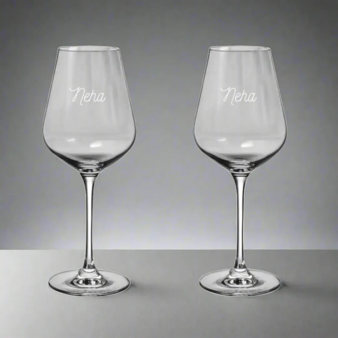 Personalized Wine Glass Premium Edition