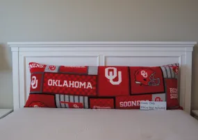 Pillows - Body Pillow Cover - College - NCAA - University of Oklahoma-OU - Sooners