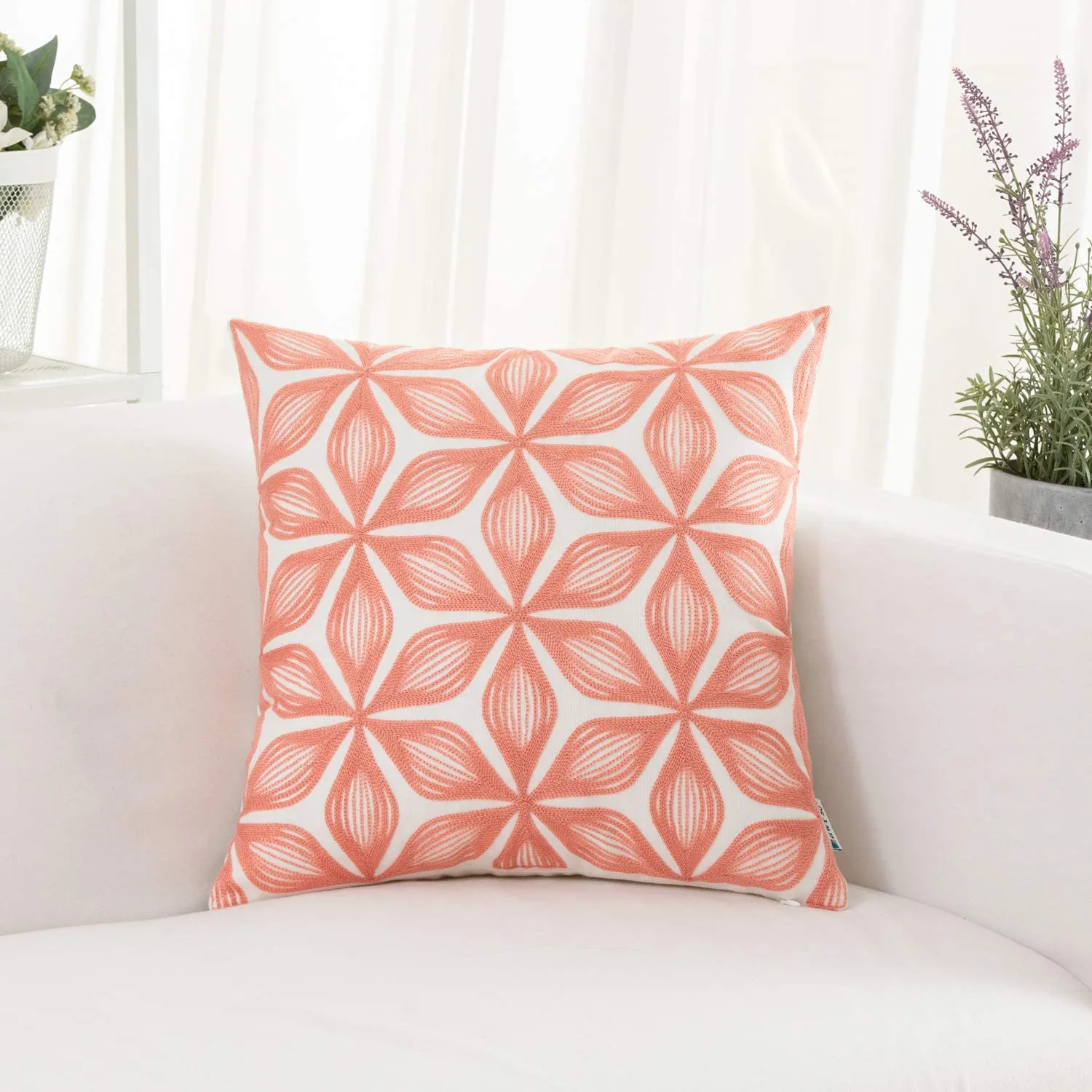 Pink Rhombus Pillow