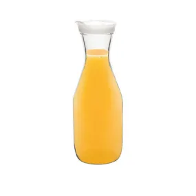 Plastic Carafe with Clip Lid 1 Litre - 48 Pack