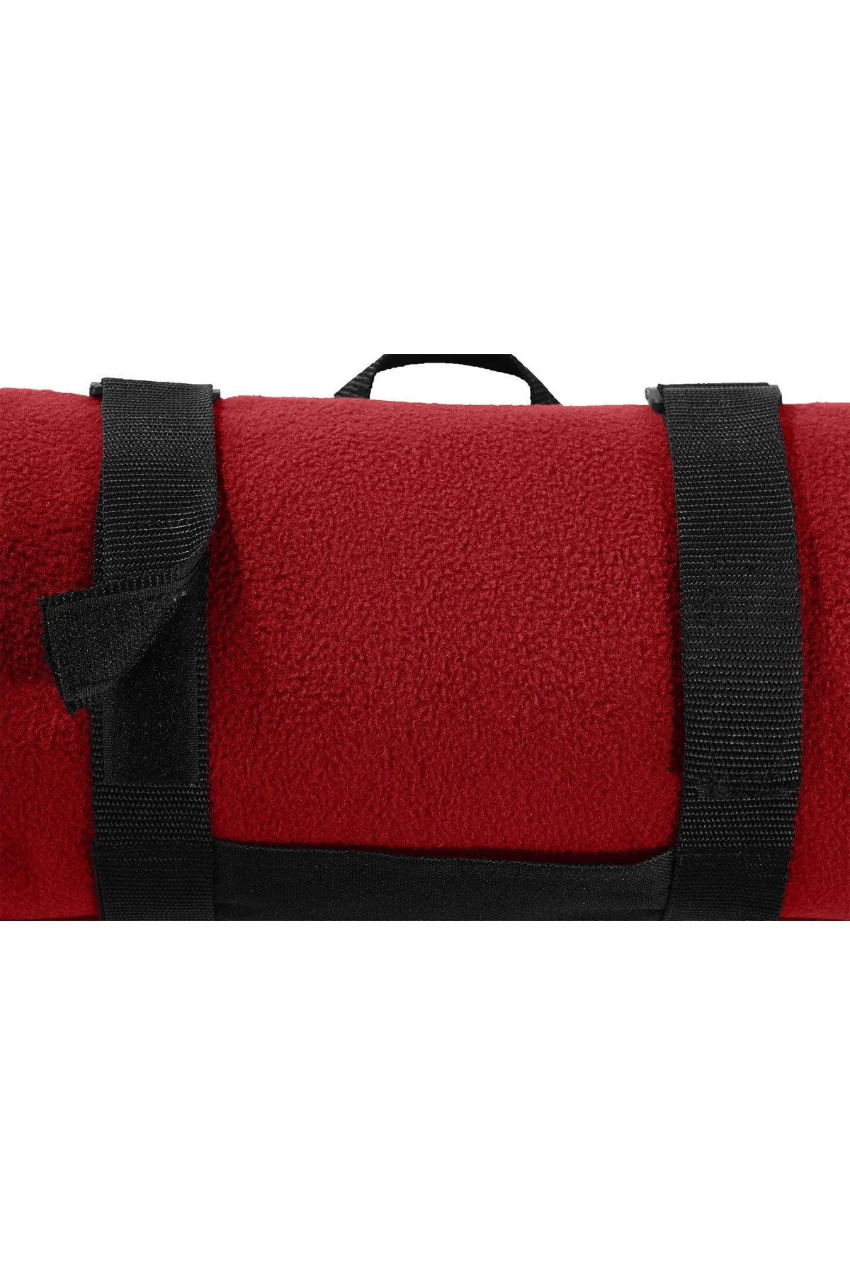 Port Authority - Value Fleece Custom Blankets with Strap, Red