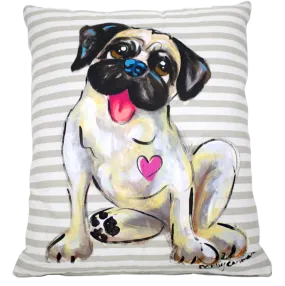 Pug Decorative Pillow