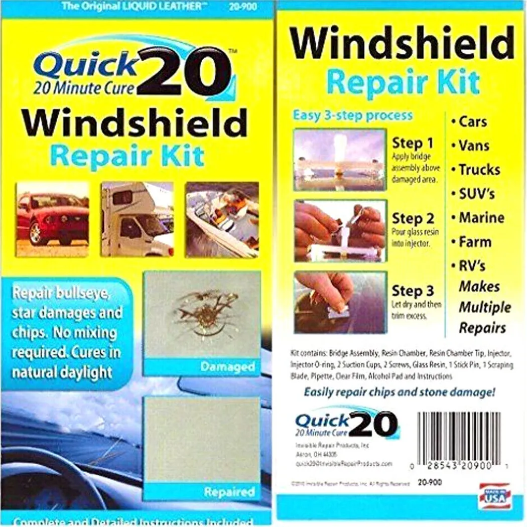 Quick 20 Professional Windshield Repair Kit (30-900)