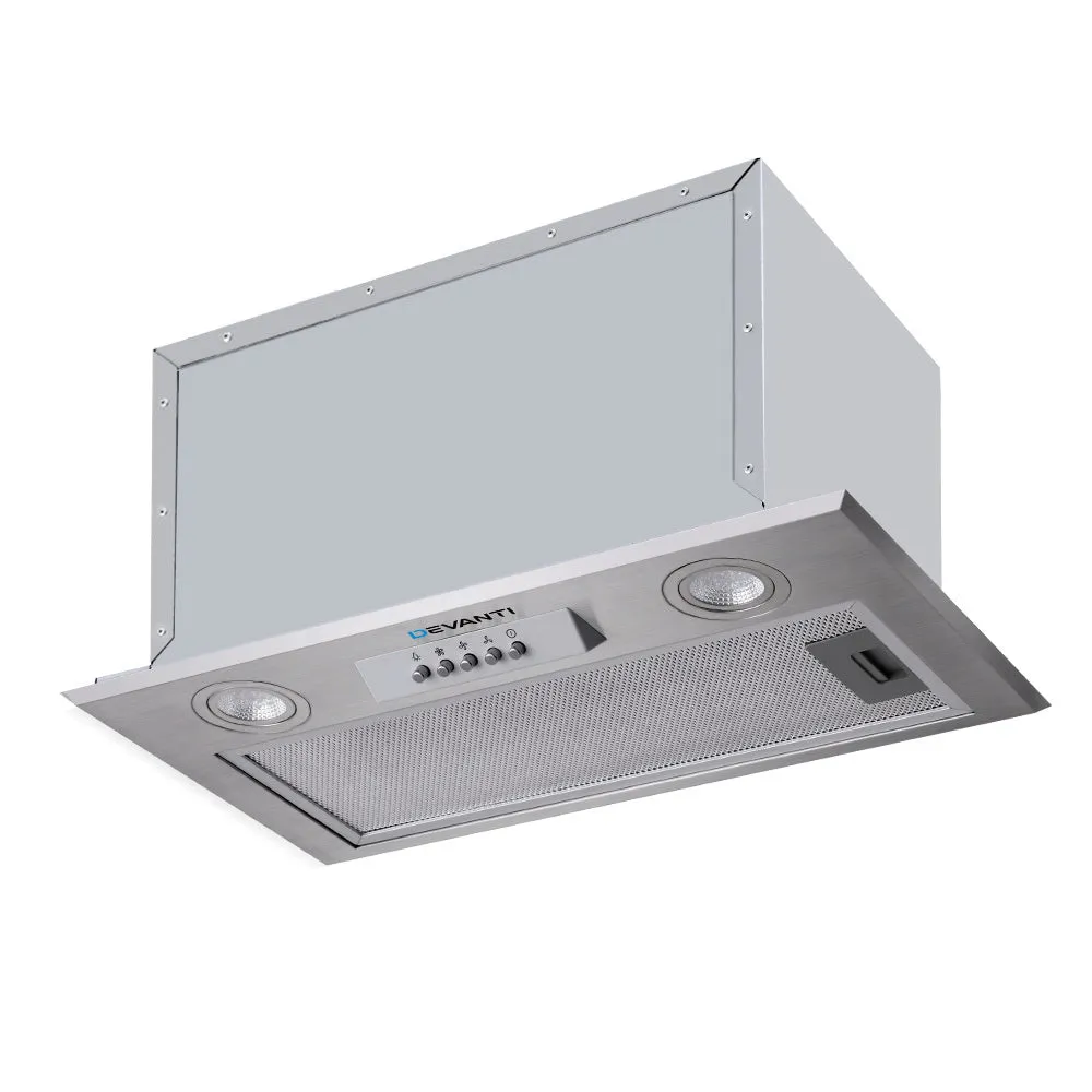 Range Hood Undermount Built In Stainless Steel Canopy 52cm 520mm