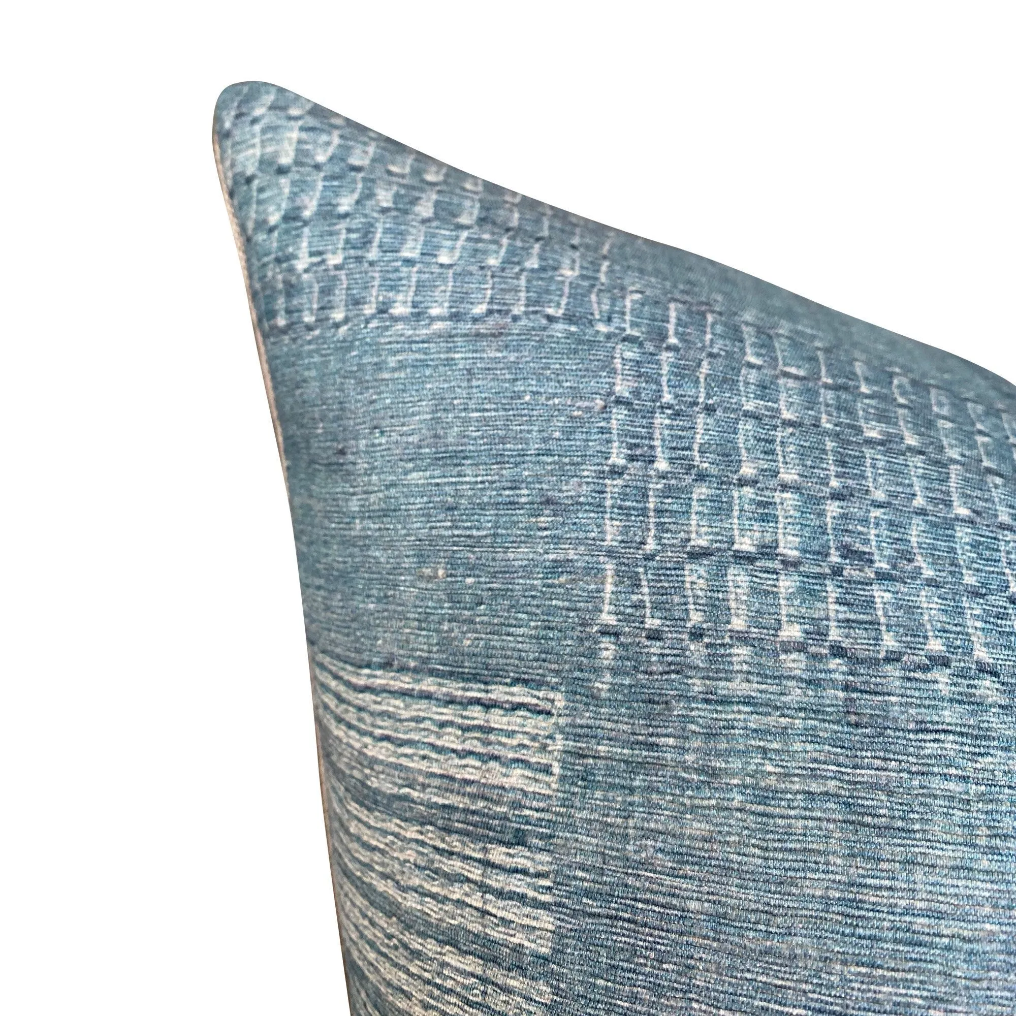 READY TO SHIP Designer Jennifer Shorto Simoun in Blue  Pillow Cover