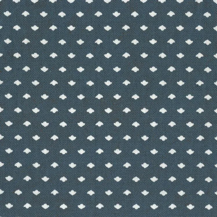 READY TO SHIP Designer Pillows Maresca Calico Dot in Navy