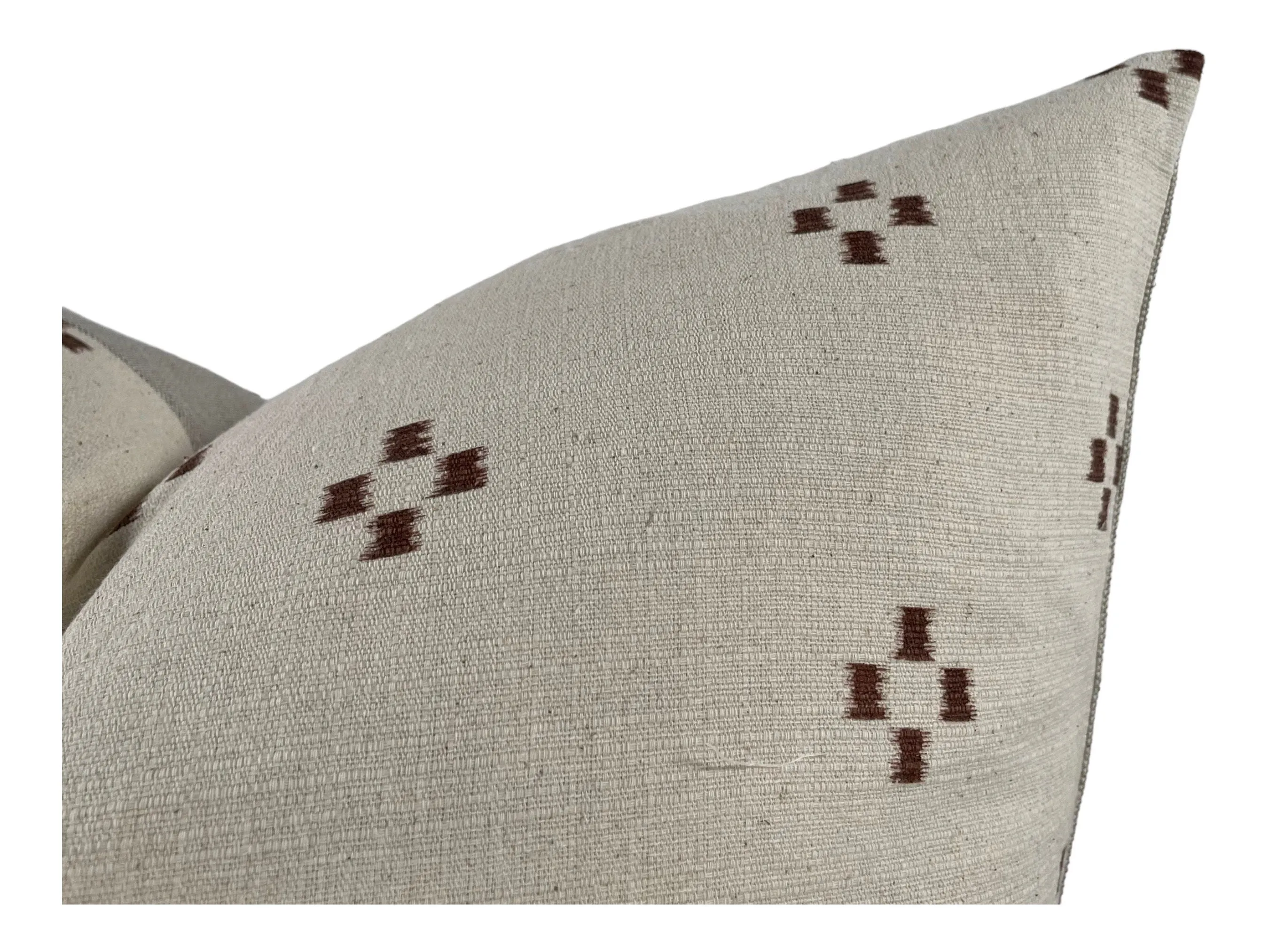 READY TO SHIP Designer "Barstow" Chiangmai Native Cotton Pillow Cover