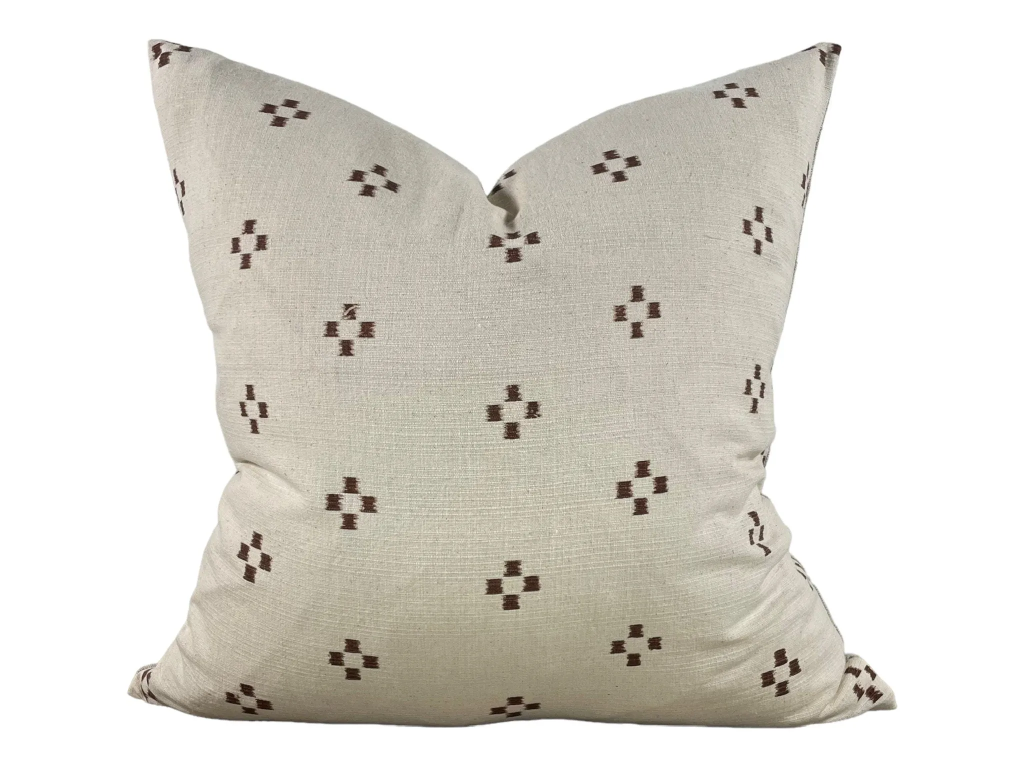 READY TO SHIP Designer "Barstow" Chiangmai Native Cotton Pillow Cover