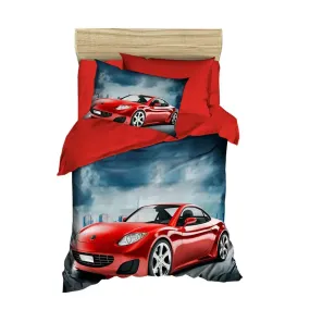 Red Racer Duvet Cover