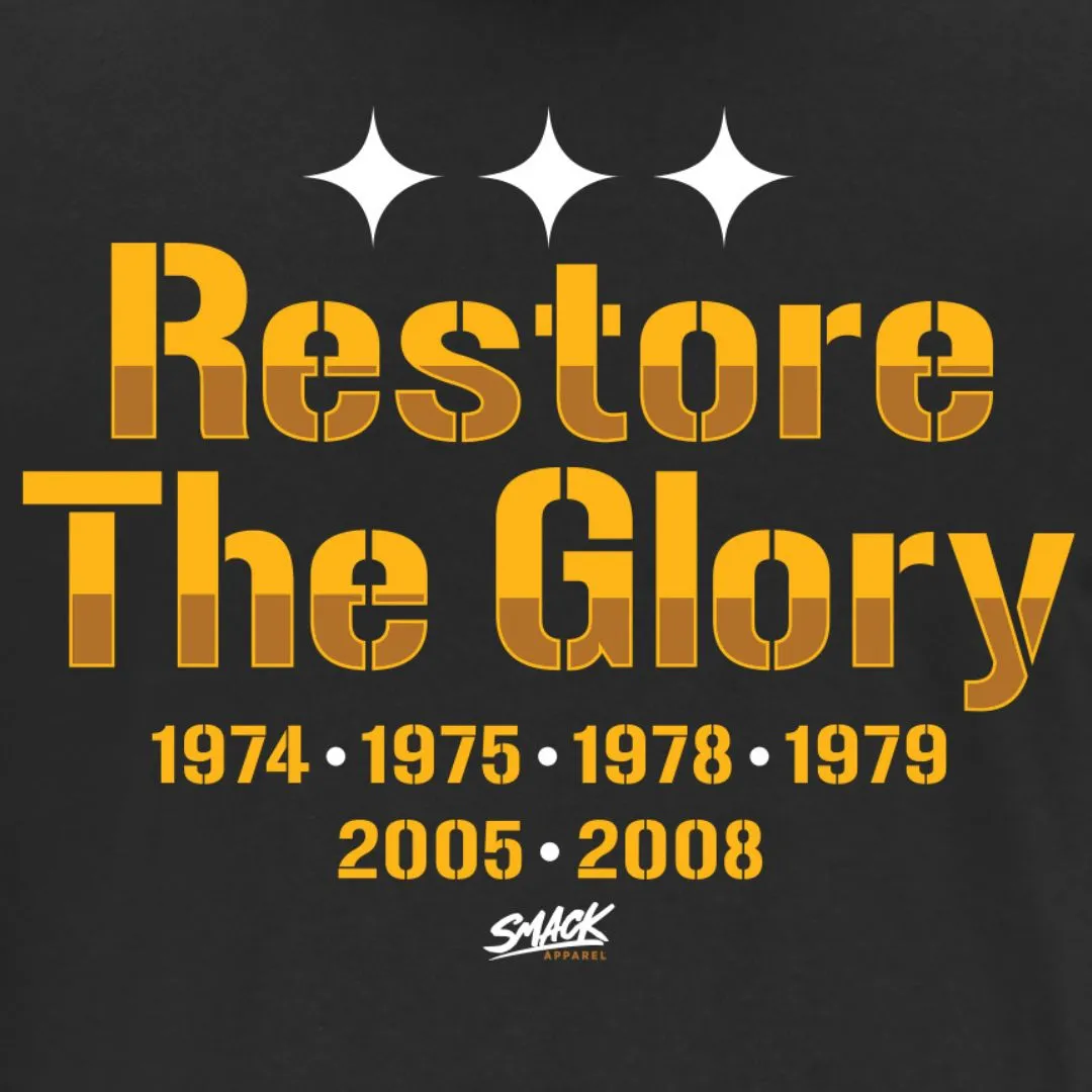 Restore The Glory T-Shirt for Pittsburgh Football Fans (SM-5XL)