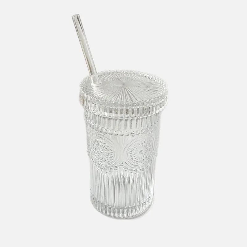 Ripple Portable Glass Cup & Straw Set