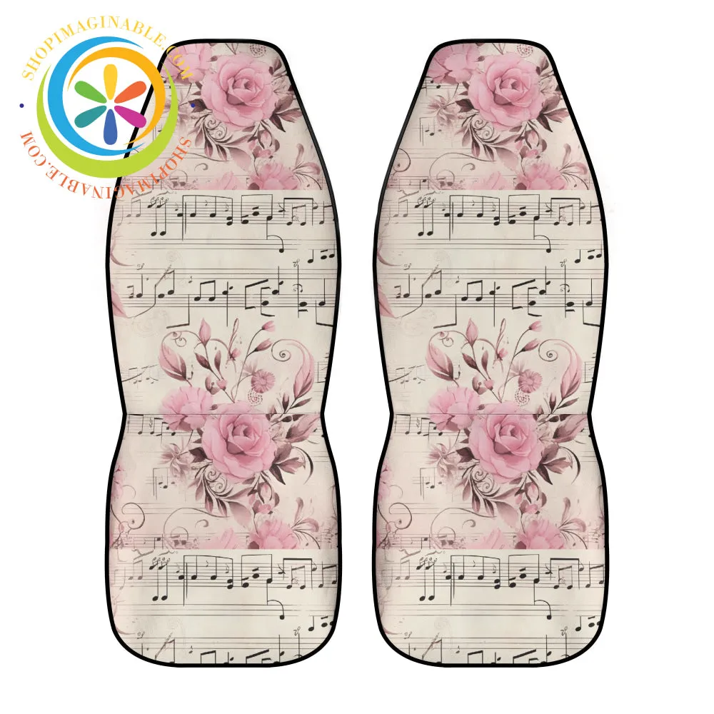 Romantic Melodies Cloth Car Seat Covers