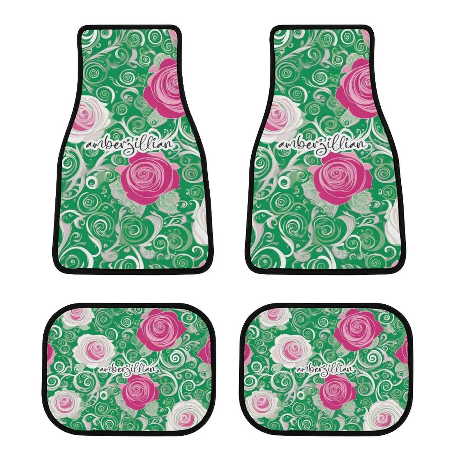 Rosy Green - Car Mat - Set of 4